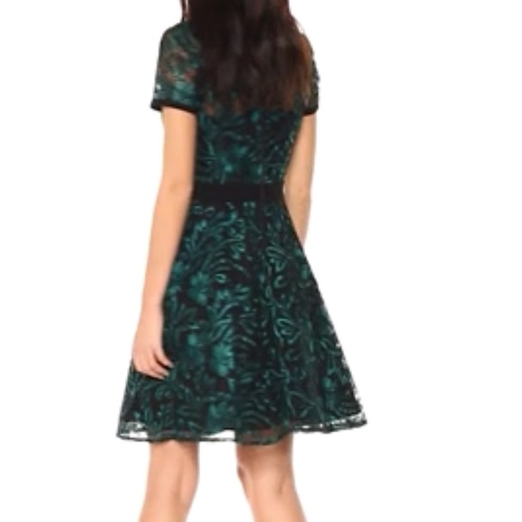 Rachel Roy Fit and Flare Corded Lace Dress - Picture 3 of 7